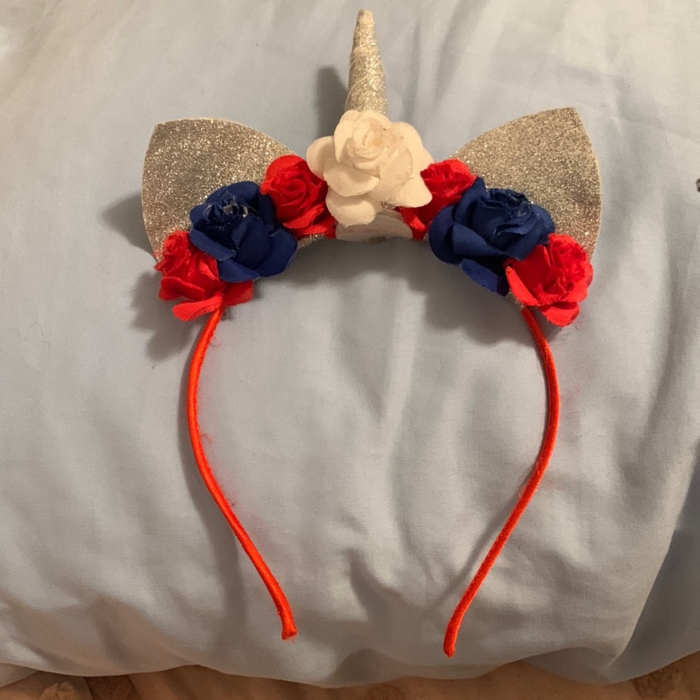 4th of July unicorn headband